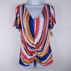 NWT Thalia Sodi V Neck Shirt Size Medium
